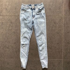 ❤️ Acid Wash High Waisted Skinny Jeans